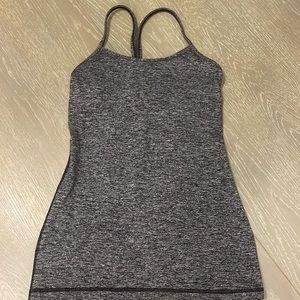 Lululemon tank top size 4 dark grey